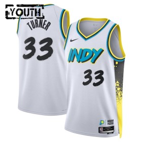 Dres Indiana Pacers Myles Turner Nike 2024-25 City Edition Bijela Swingman - Dječji